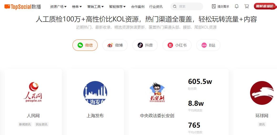 TopSocial数播
